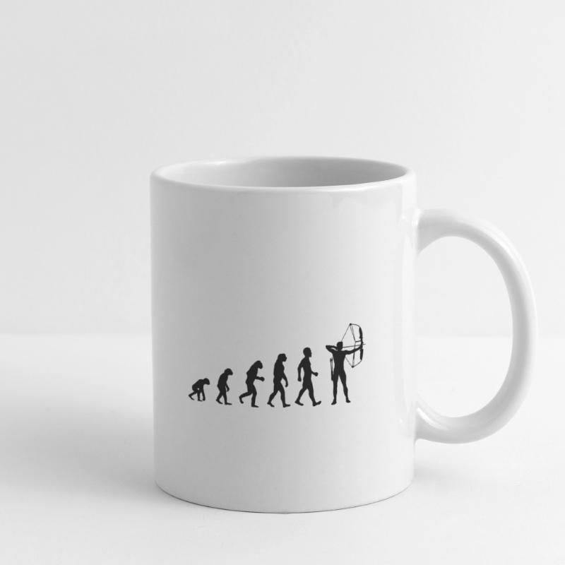 évolution Tir à l’arc Mug blanc
