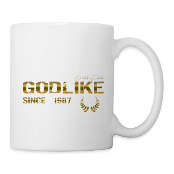 Godlike since 1987 - Tasse - Weiß - Rechts