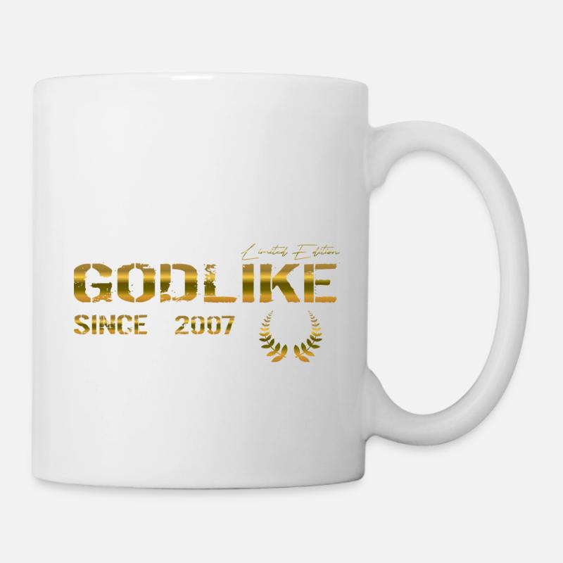 Godlike depuis 2007 - Mug blanc - blanc