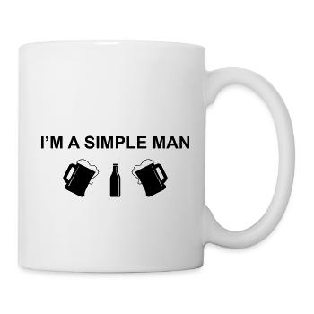Beer Beer Wine Vino Party - Mug - white - Right