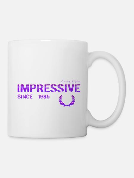 Impressive since 1985 - Tasse - Weiß