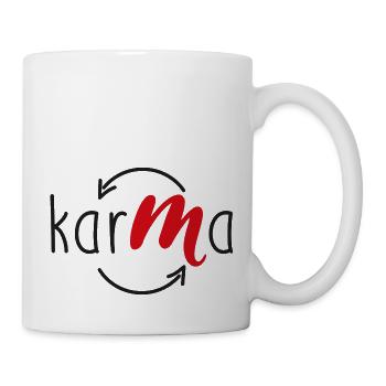 Karma - Tasse - Weiß - Rechts