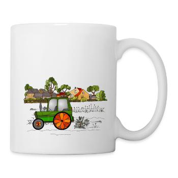 Tractor - Mug - white - Right