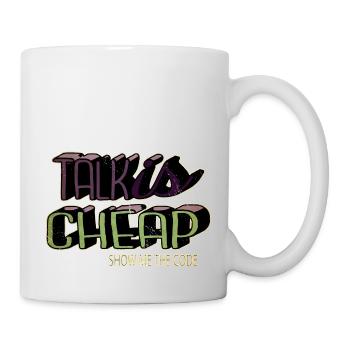funny quote computer humour pc father - Tasse - Weiß - Rechts