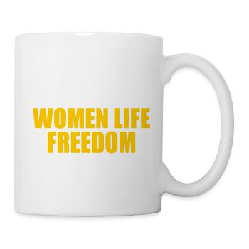 Women life freedom - Tasse - Weiß - Rechts