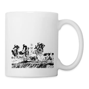 bmx - Mug blanc - blanc - Droite