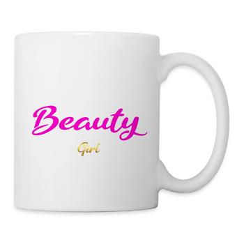 Beauty Girl pink - Mug - white - Right