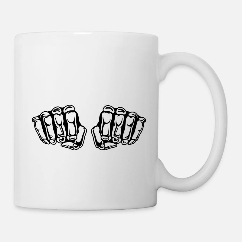 Crâne Faust - Mug blanc - blanc