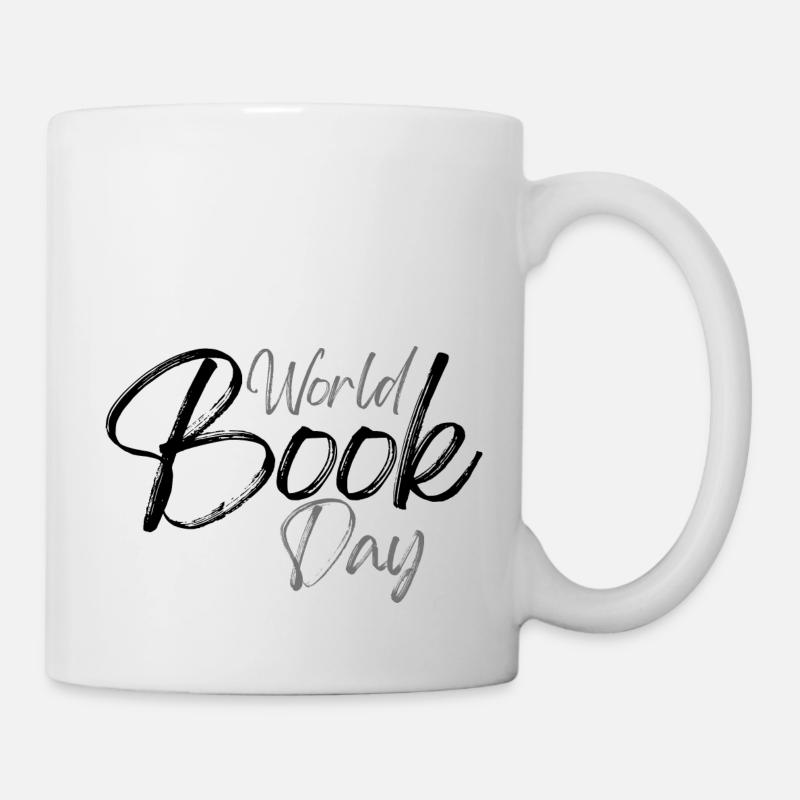 Welttag des Buches - Tasse - Weiß