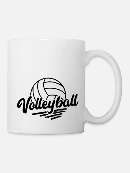 volley-ball - Mug blanc - blanc