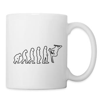 Ski Ski Tenue de ski Ski Design Skifahrer - Mug blanc - blanc - Droite