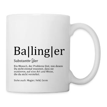 Schwaben Synonym - Tasse - Weiß - Rechts