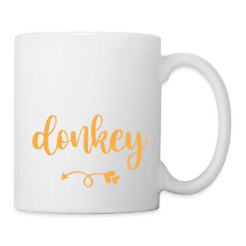Best Donkey Dad Ever - Tasse - Weiß - Rechts