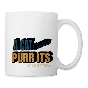kitty pet geek birthday present birthday anti - Mug - white - Right