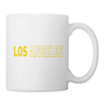 Los Angeles - Tasse - Weiß - Rechts