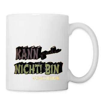 bullterrier hundeliebhaber lieben spruch - Tasse - Weiß - Rechts