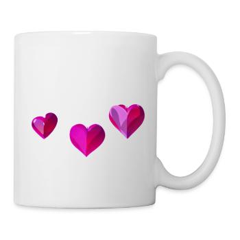 Mother's Day Engagement Valentine's Day Wedding Love - Mug - white - Right