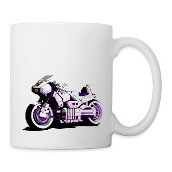 La moto du futur pour chaque motard - Mug blanc - blanc - Droite