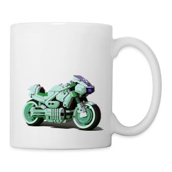 Vélo du futur pour les motards et les motards - Mug blanc - blanc - Droite