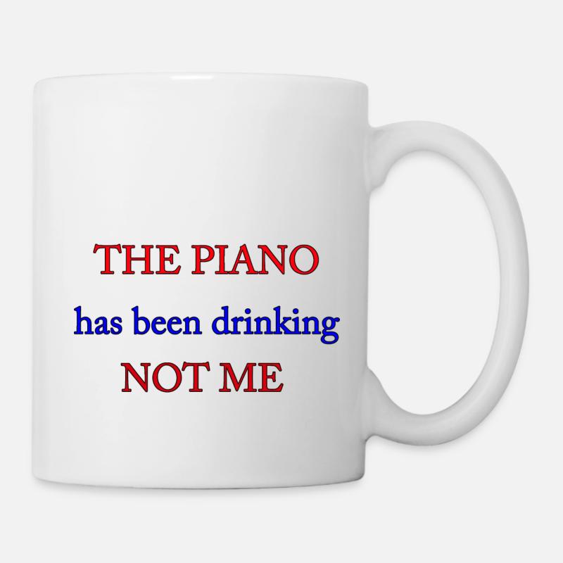 Klavier 04 - Tasse - Weiß
