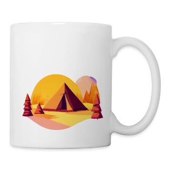 Camping Caravane Camp Tentes Cadeaux Camping-car - Mug blanc - blanc - Droite
