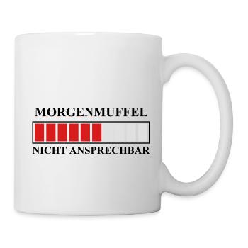 Morgenmuffel - Tasse - Weiß - Rechts