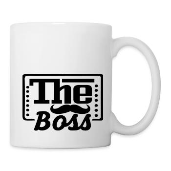 Le patron - Mug blanc - blanc - Droite