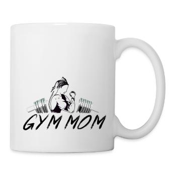 GYM TSHIRT FOR WOMEN, GYM MOM - Mug - white - Right
