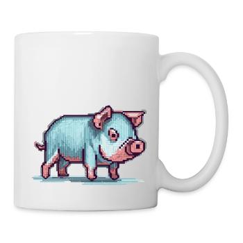 Une excellente facture de maison en look pixel 8 bits - Mug blanc - blanc - Droite