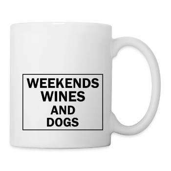Chien Hund - Mug blanc - blanc - Droite