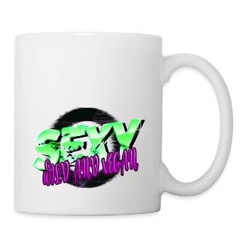 Happy Vegan Meal Bday Gift Idea Go Vegan Food - Mug blanc - blanc - Droite