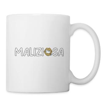 Schelmische Glitzer-Version - Tasse - Weiß - Rechts