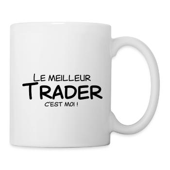 Le meilleur trader c'est moi - Mug blanc - blanc - Droite
