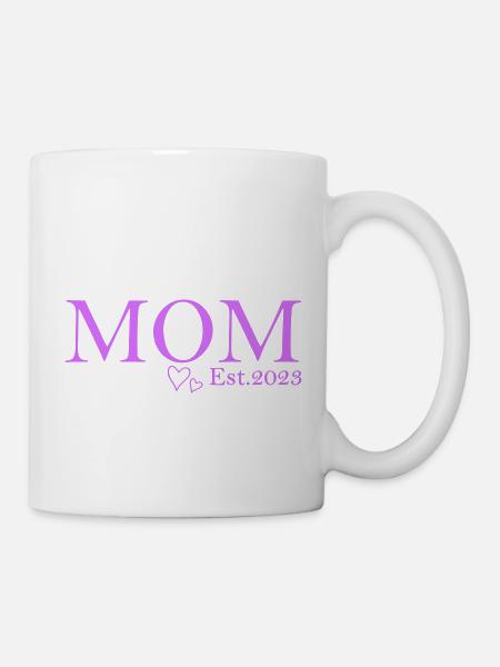 mom est 2023 - Tasse - Weiß