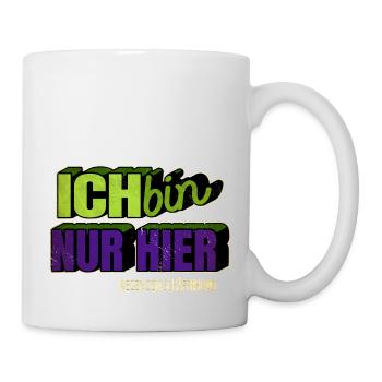 witzig weihnachten hundeliebhaber bday bullterrier - Tasse - Weiß - Rechts