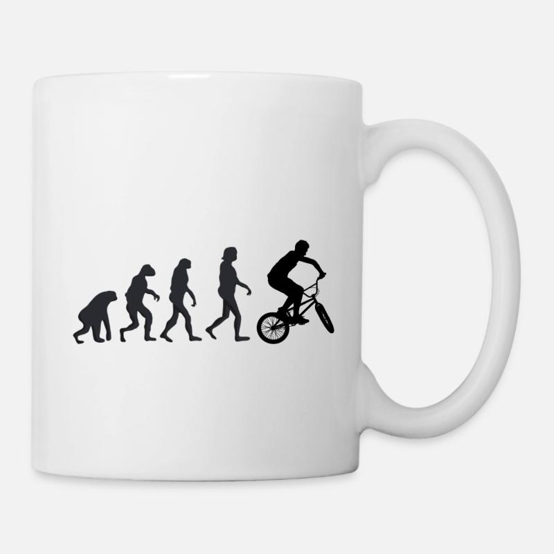 Vélo - Évolution humaine - Mug blanc - blanc