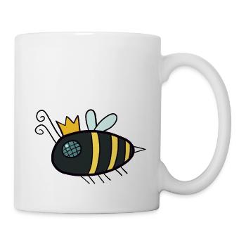 Reine - Mug blanc - blanc - Droite