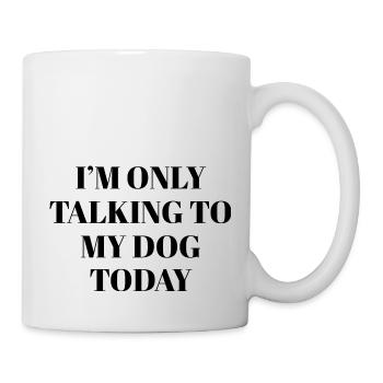 Chien de chasse - Mug blanc - blanc - Droite