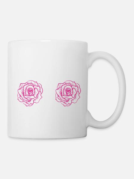Flower Blume Pflanze - Tasse - Weiß