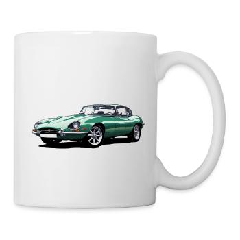 Croquis jag de type E - Mug blanc - blanc - Droite