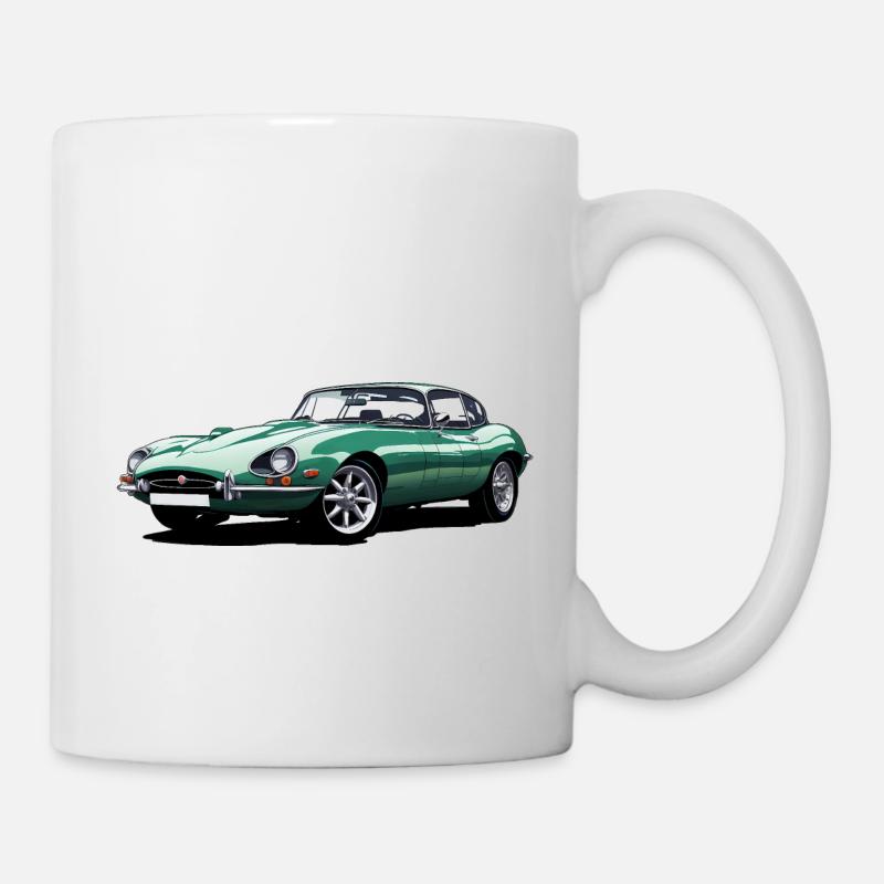 Croquis jag de type E - Mug blanc - blanc