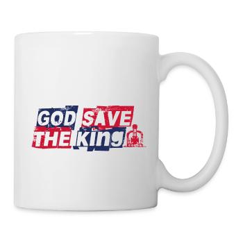 Gott schütze den König Roi Charles III. - Tasse - Weiß - Rechts