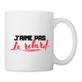 Anti-retard - T-shirt expressif - Mug blanc - blanc - Droite