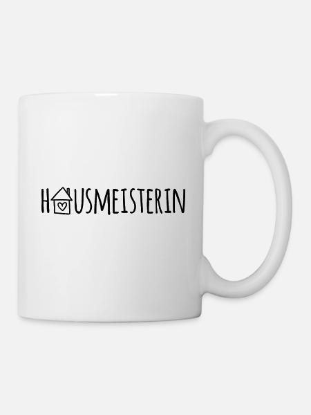 Hausmeisterin - Tasse - Weiß