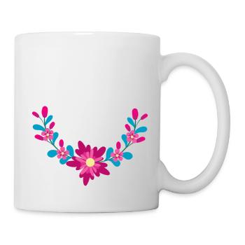 Flower Blume Pflanze - Tasse - Weiß - Rechts