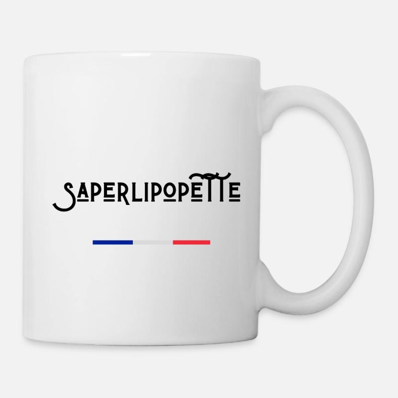 Saperlipopette - Mug blanc - blanc