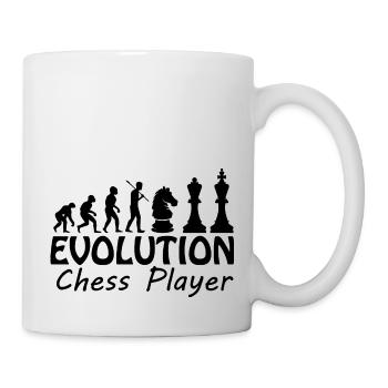 boardgame chess backgammon game night - Tasse - Weiß - Rechts
