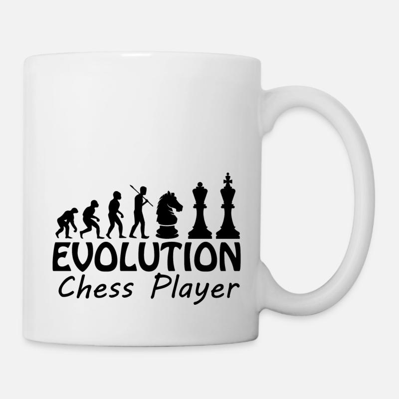 boardgame chess backgammon game night - Tasse - Weiß