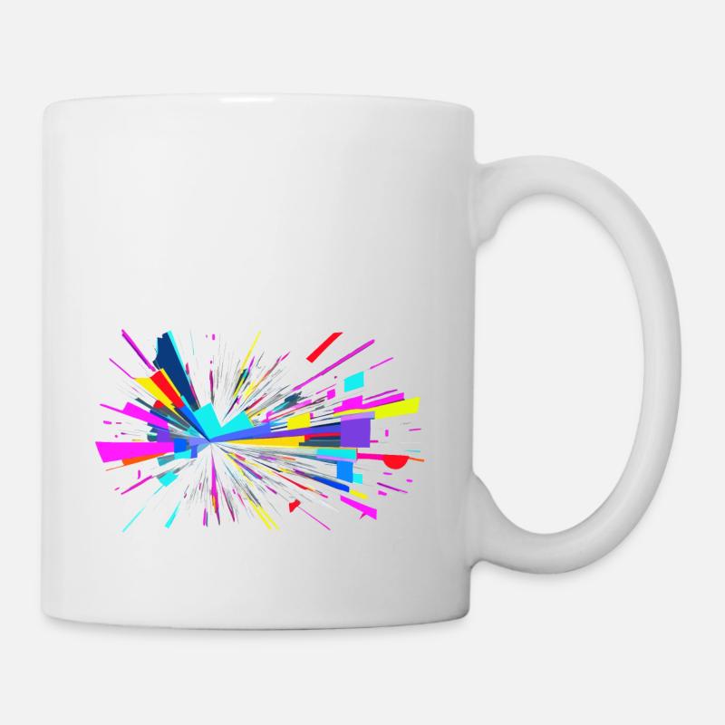 Colors go boom - Mug - white