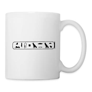 Cléopâtre écriture Egyptienne - Mug blanc - blanc - Droite
